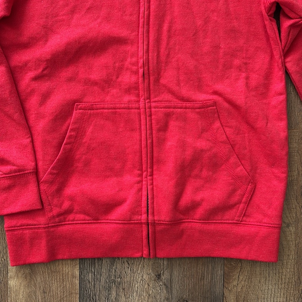OshKosh Red Blue Zip Up Hooded Lightweight Casual Jacket New with tags size 10 - Picture 3 of 4